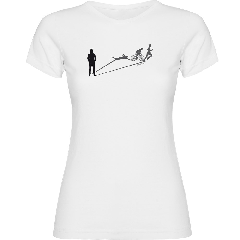Kruskis Triathlon Shadow Short Sleeve T-shirt Weiß XL Frau von Kruskis