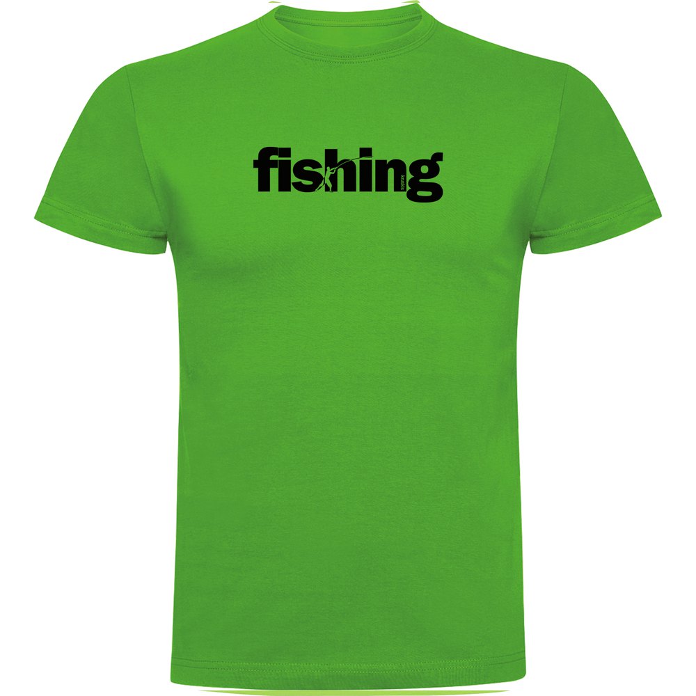 Kruskis Word Fishing Short Sleeve T-shirt Orange L Mann von Kruskis