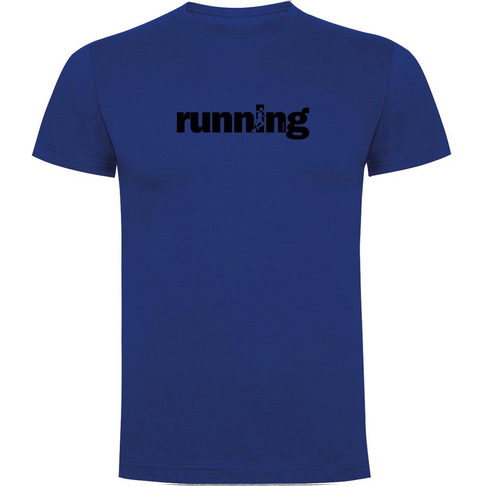 Kruskis Word Running Short Sleeve T-shirt Blau M Mann von Kruskis