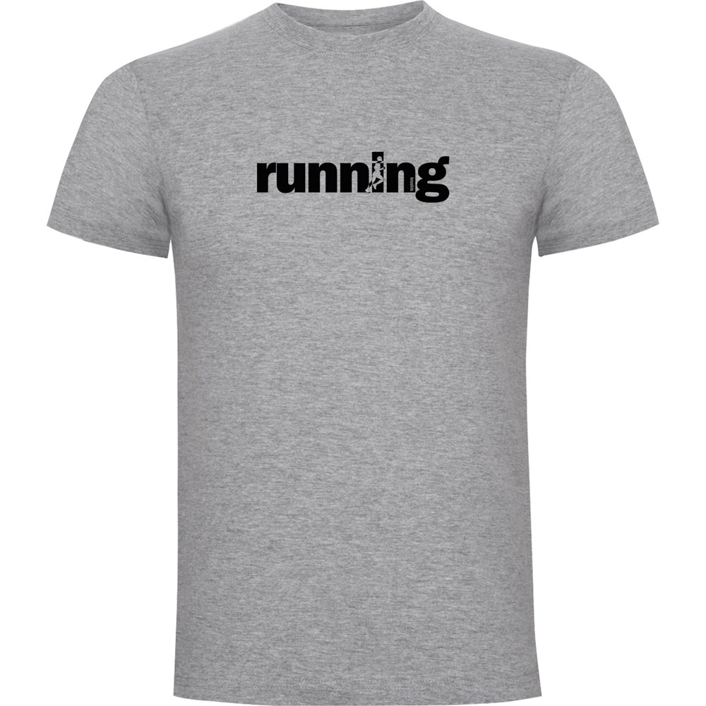 Kruskis Word Running Short Sleeve T-shirt Grau 2XL Mann von Kruskis