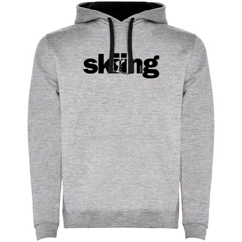 Kruskis Word Skiing Two-colour Hoodie Grau S Mann von Kruskis