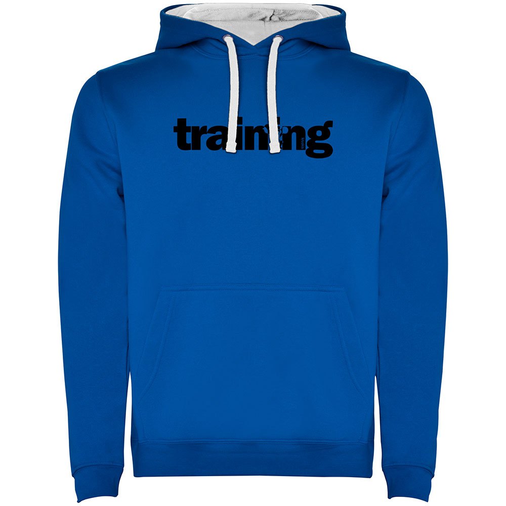 Kruskis Word Training Two-colour Hoodie Blau 2XL Mann von Kruskis