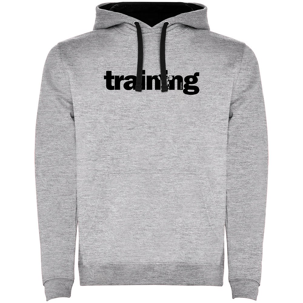 Kruskis Word Training Two-colour Hoodie Grau L Mann von Kruskis