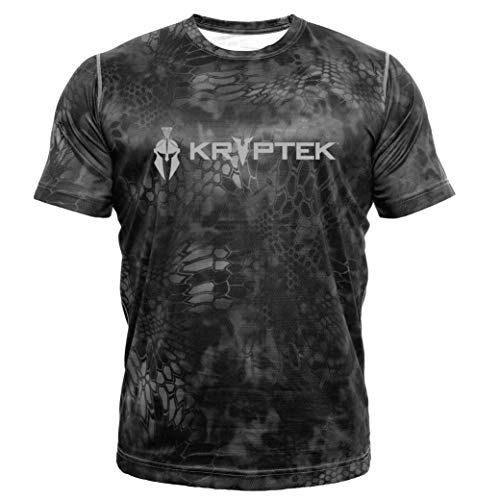Kryptek Hyperion Ss Crew Herren Hemd mit Logo XS Schwarz von Kryptek