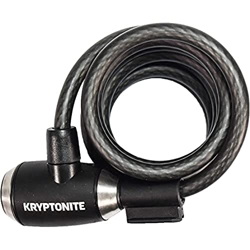 Kryptonite Unisex – Erwachsene Kryptoflex Schlösser, Schwarz, 180 cm von Kryptonite