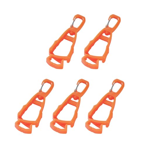 Ksikdeg 5 Stück Handschuhe Gürtelclips Arbeitsclip Handschuhe Greifer Clip Halter Arbeitswerkzeuge Greifer Clip von Ksikdeg