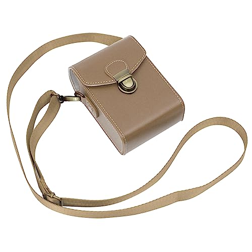 Ksikdeg Kameratasche aus PU-Leder für S95 S90 SX260 SX240 SX275 G9X G7X G7X2 SX710 SX700 SX720 Kameratasche, khaki von Ksikdeg