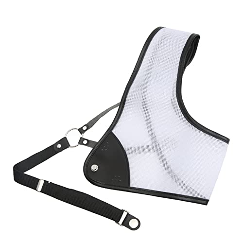 Kufoo Brustschutz für Bogenschießen, weiß, für Bogenschießen, knitterfrei, zugfest, für die Jagd (L) von Kufoo