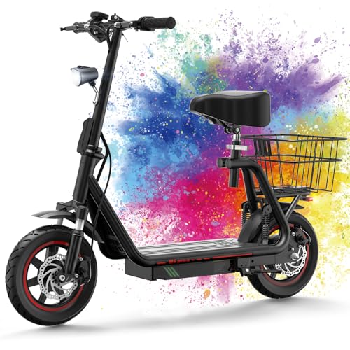 E Scooter,Faltbarer Elektro Elektroroller Erwachsene Elektroscooter,E Roller Offroad,Elektro Scooter Roller,(45 Km Reichweite,48V13Ah,150 KG Tragkraft),M5PRO-S von Kugookirin