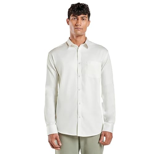 Kut for You Men's Regular Fit Long Sleeve Dress Shirt | Color: White | Size: XL | Material: Cotton | for Men & Boys | Lightweight | Button-Down Collar | Classic Fit Kut for You Men's Regular Fit Long Sleeve Dress Shirt | Color: White | Size: XL | Material: Cotton | for Men & Boys | Lightweight | Button-Down Collar | Classic Fit von Kut for You