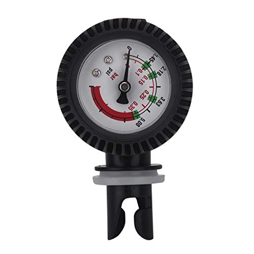 Kuuleyn Schlauchboot Manometer,Barometer, Kajakbarometer, 0-0.35 BAR or 0-5.08 PSI Luftdruckmesser-Barometer für Schlauchboote für Nylon-Kajakflöße von Kuuleyn