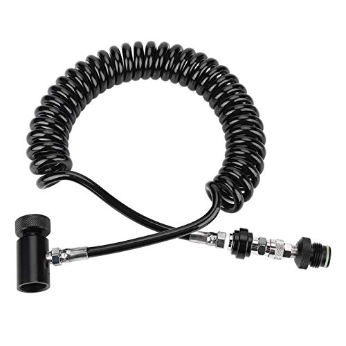 Kuuleyn Paintball Schlauch, Paintball Markierer Remote Coil Zylinder Anschluss Ventilschlauch Wellschlauch für Co2 Tanks 3000 Psi und 4500 Psi Hpa Systeme Kuuleyn Paintball Schlauch, Paintball Markierer Remote Coil Zylinder Anschluss Ventilschlauch Wellschlauch für Co2 Tanks 3000 Psi und 4500 Psi Hpa Systeme von Kuuleyn
