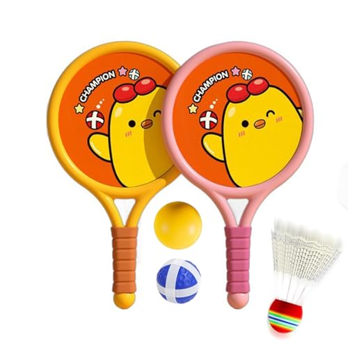 Kuxiptin Schlägersportspielzeug,Kinder-Badmintonschläger-Set - Hühnerpatten-Schlägerset für Kinder - Chicken Multifunktionaler Badmintonschläger für Mädchen, Kinder, Kinder von Kuxiptin