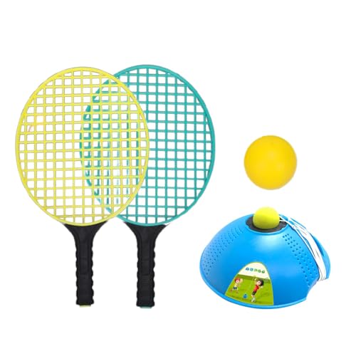 Kuxiptin Tennis-Trainingshilfe, Tennistrainer-Set - Tennis-Übungsgerät Tennis-Trainingsausrüstung - Stabiles Tennistrainer-Setup für Tennisbegeisterte von Kuxiptin