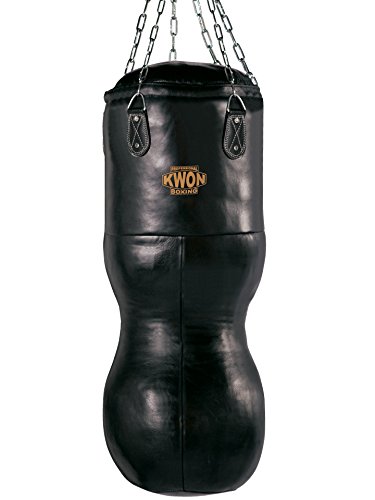 Kwon Hook Leder Sandsack 100-200 cm gefüllt schwarz von Kwon