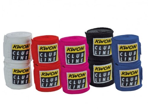 Club LINE Boxbandagen elastisch in 5 Farben (pink) von Kwon