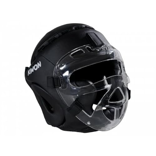 KWON® Kopfschutz Fight CE Helm mit + Gesichtsmaske visier Boxen Krav Maga von Kwon