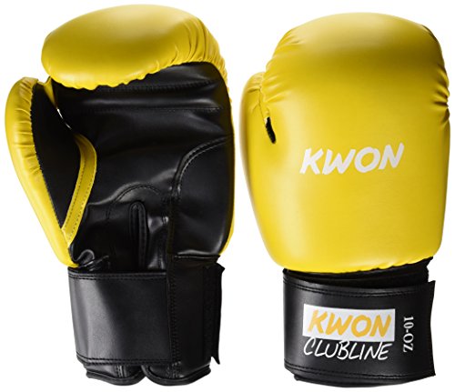 KWON Boxhandschuh Clubline Pointer, gelb/schwarz, 10 oz, 554005610 KWON Boxhandschuh Clubline Pointer, gelb/schwarz, 10 oz, 554005610 von Kwon