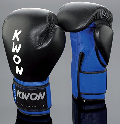 KWON Boxhandschuh KO Champ 10oz schwarz/blau von Kwon