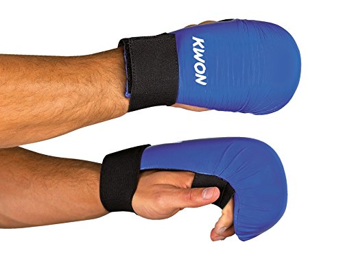 KWON Karate Handschutz - ohne Daumenschlaufe CE S blau KWON Karate Handschutz - ohne Daumenschlaufe CE S blau von Kwon