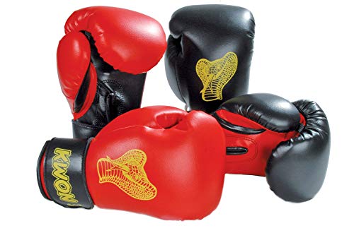 KWON Kinder Cobra Boxhandschuhe Gr. 6 oz schwarz/rot KWON Kinder Cobra Boxhandschuhe Gr. 6 oz schwarz/rot von Kwon