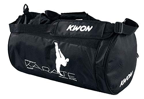 Kwon Trainingstasche Karate, schwarz, 48 x 24cm, 5016003 von Kwon