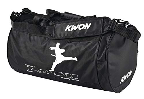 Kwon Trainingstasche Taekwondo, schwarz, 48 x 24cm, 5016006 Kwon Trainingstasche Taekwondo, schwarz, 48 x 24cm, 5016006 von Kwon