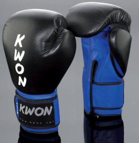 Kwon Boxhandschuhe KO Champ Gr. 10 oz schwarz/blau Kwon Boxhandschuhe KO Champ Gr. 10 oz schwarz/blau von Kwon