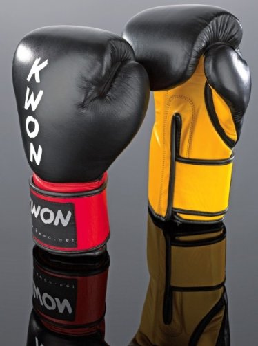 Kwon Boxhandschuhe KO Champ Gr. 12 oz schwarz/rot von Kwon