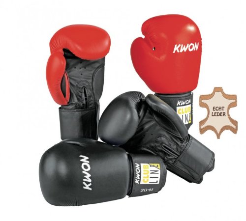 Kwon Boxhandschuhe Pointer echt Leder Gr. 10 oz rot Kwon Boxhandschuhe Pointer echt Leder Gr. 10 oz rot von Kwon
