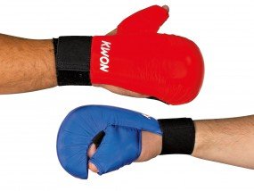 Kwon KWONKarate Handschutz, mit Daumenschaufe, blau, Gr. XS von Kwon