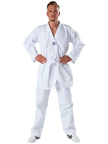 KWON Song Taekwondo-Anzug für Kinder, Unisex, 551003170, weiß, 170 cm von Kwon