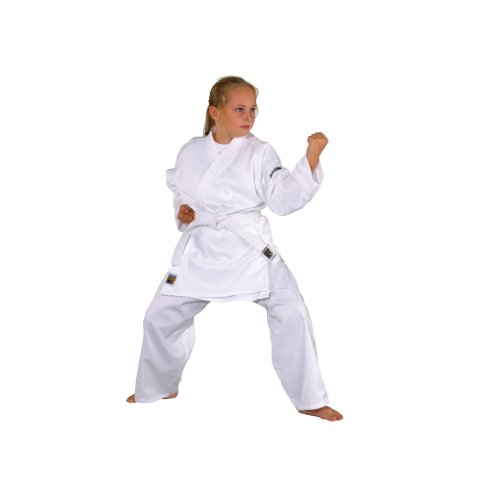 KWON Kinder Kampfsportanzug Karate Basic, weiß, 130cm, 551000130 von Kwon