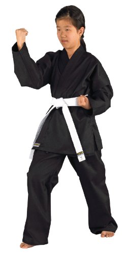 KWON Kinder Kampfsportanzug Karatea Shadow, schwarz, 120 cm, 551101120 von Kwon