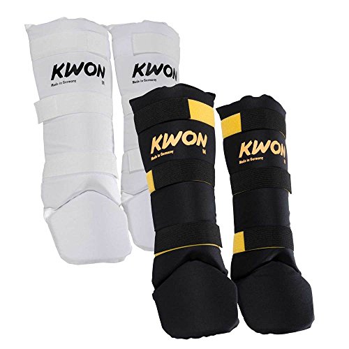 Kwon Schienbein- und Spannschutz Muay Thai Junior schwarz-gelb von Kwon