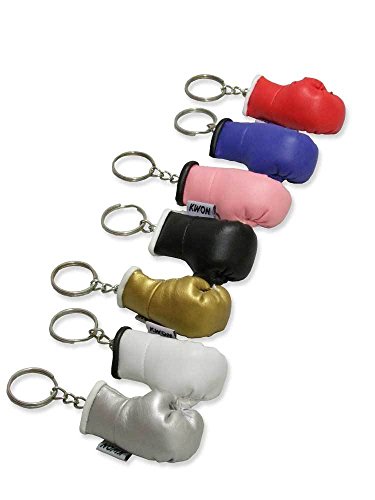 Kwon Schlüsselanhänger Boxhandschuh ohne Druck blau - weiß - silber - gold - rot - schwarz - pink Kwon Schlüsselanhänger Boxhandschuh ohne Druck blau - weiß - silber - gold - rot - schwarz - pink von Kwon