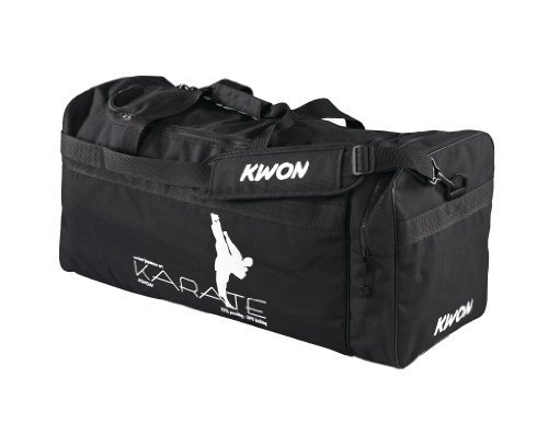 Kwon Trainingstasche Karate, schwarz, 65 x 32 x 32cm, 5017003 von Kwon