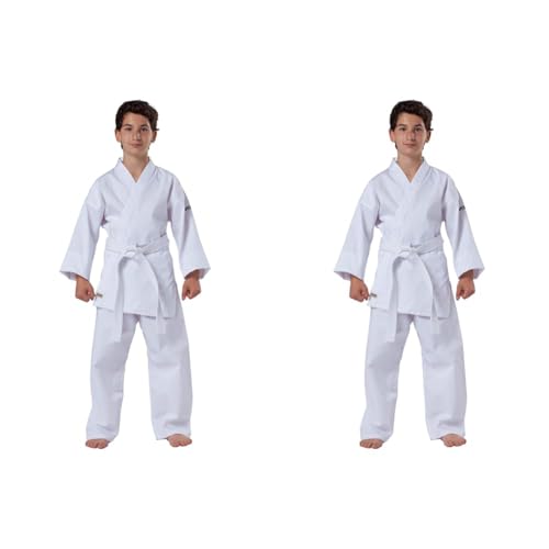 Kwon Unisex Kinder Kampfsportanzug Karate Basic Anzug, Weiß, 140 EU & Unisex Kinder Kampfsportanzug Karate Basic Anzug, Weiß, 120 EU Kwon Unisex Kinder Kampfsportanzug Karate Basic Anzug, Weiß, 140 EU & Unisex Kinder Kampfsportanzug Karate Basic Anzug, Weiß, 120 EU von Kwon