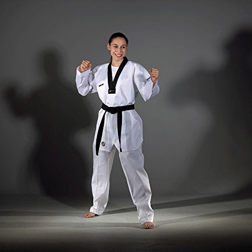 Victory-kimono taekwondo avec col noir, blanc 170 cm Victory-kimono taekwondo avec col noir, blanc 170 cm von Kwon