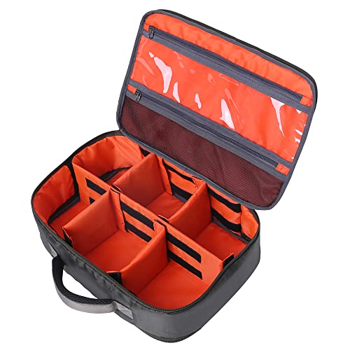 Kylebooker Angelrolle Ausrüstungstasche Tragbare Angelausrüstung Organizer Aufbewahrungstasche Rollenkoffer für Spinning, Köder, Fliegenrollen, grün, Angelrollenetui Kylebooker Angelrolle Ausrüstungstasche Tragbare Angelausrüstung Organizer Aufbewahrungstasche Rollenkoffer für Spinning, Köder, Fliegenrollen, grün, Angelrollenetui von Kylebooker