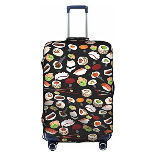 Kyliele Japanische Sushi-Kofferhülle, staubdicht, Reisekoffer, Gepäckschutz, Gepäckkoffer, Zubehör, Urlaub, weiß, xl Kyliele Japanische Sushi-Kofferhülle, staubdicht, Reisekoffer, Gepäckschutz, Gepäckkoffer, Zubehör, Urlaub, weiß, xl von Kyliele