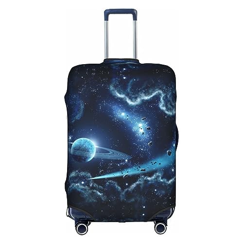 Kyliele Moon Stars and Planets Travel Dust-Proof Suitcase Cover Luggage Protector Luggage Trunk Case Accessories Holiday, weiß, L Kyliele Moon Stars and Planets Travel Dust-Proof Suitcase Cover Luggage Protector Luggage Trunk Case Accessories Holiday, weiß, L von Kyliele