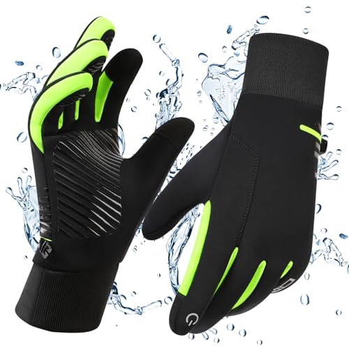 KynciLOR wasserdichte Winterhandschuhe für Männer, Motorrad-Winterhandschuhe für Frauen, Touchscreen, rutschfestes Silikon, Thermohandschuhe zum Skifahren, Radfahren, Laufen KynciLOR wasserdichte Winterhandschuhe für Männer, Motorrad-Winterhandschuhe für Frauen, Touchscreen, rutschfestes Silikon, Thermohandschuhe zum Skifahren, Radfahren, Laufen von KynciLOR