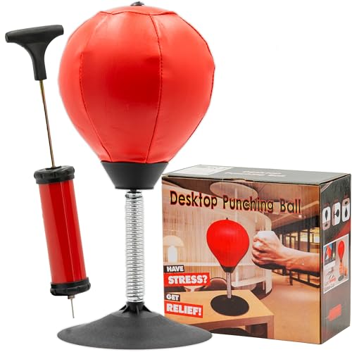 Kyto Tisch Boxsack Spaß und Stressabbau Punchingball, Superstarkem Saugnapf fürs Büro & Zuhause, Starke Rückfederung, Mini Fun Punch Kyto Tisch Boxsack Spaß und Stressabbau Punchingball, Superstarkem Saugnapf fürs Büro & Zuhause, Starke Rückfederung, Mini Fun Punch von Kyto