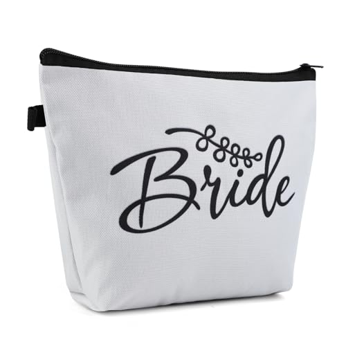 Kytpyi Braut Kleine Kosmetiktasche für Handtasche, Schminktasche für Braut Notfalltasche, Hochzeit Thema Kosmetiktasche für Braut, Personalisiert Kulturtasche Damen für Flitterwochen Hochzeit Geschenk Kytpyi Braut Kleine Kosmetiktasche für Handtasche, Schminktasche für Braut Notfalltasche, Hochzeit Thema Kosmetiktasche für Braut, Personalisiert Kulturtasche Damen für Flitterwochen Hochzeit Geschenk von Kytpyi