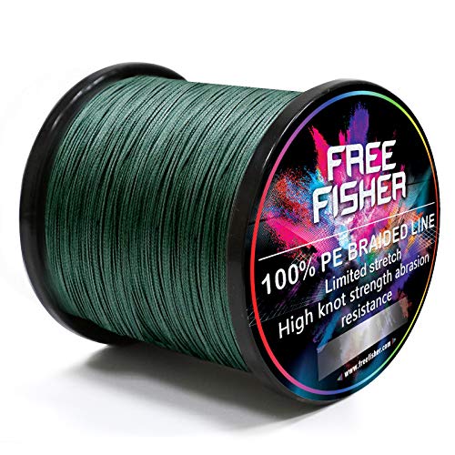 L PATTERN Geflochtene Angelschnur 8-Fach PE Geflochten Angelschnur 300m Superstarke Geflochten Angeln Schnüre für Süßwasser Salzwasser, Grün, 300M 40LB/18.0KG/0.28MM/3.0# L PATTERN Geflochtene Angelschnur 8-Fach PE Geflochten Angelschnur 300m Superstarke Geflochten Angeln Schnüre für Süßwasser Salzwasser, Grün, 300M 40LB/18.0KG/0.28MM/3.0# von L PATTERN