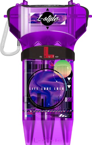 L-Style Dart Case Krystal One von Thor-Sports in diversen Farben/Darts Wallet/Hardcase (Krystal One 2023 M9, Purple) von LSTYLE