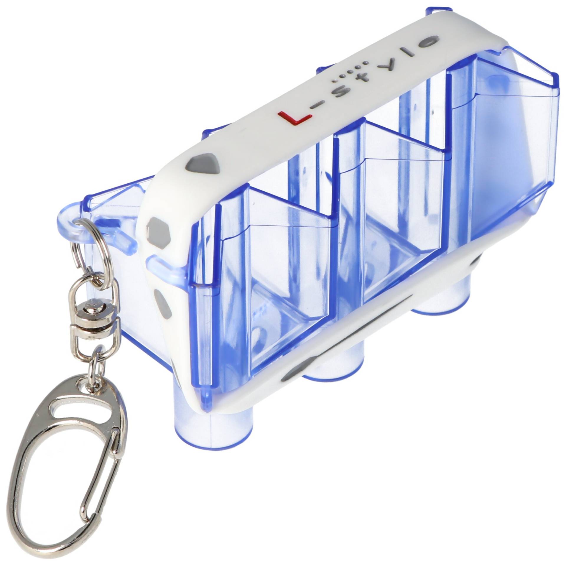 L-Style Krystal Flight Case, clear blue L-Style Krystal Flight Case, clear blue von L-Style