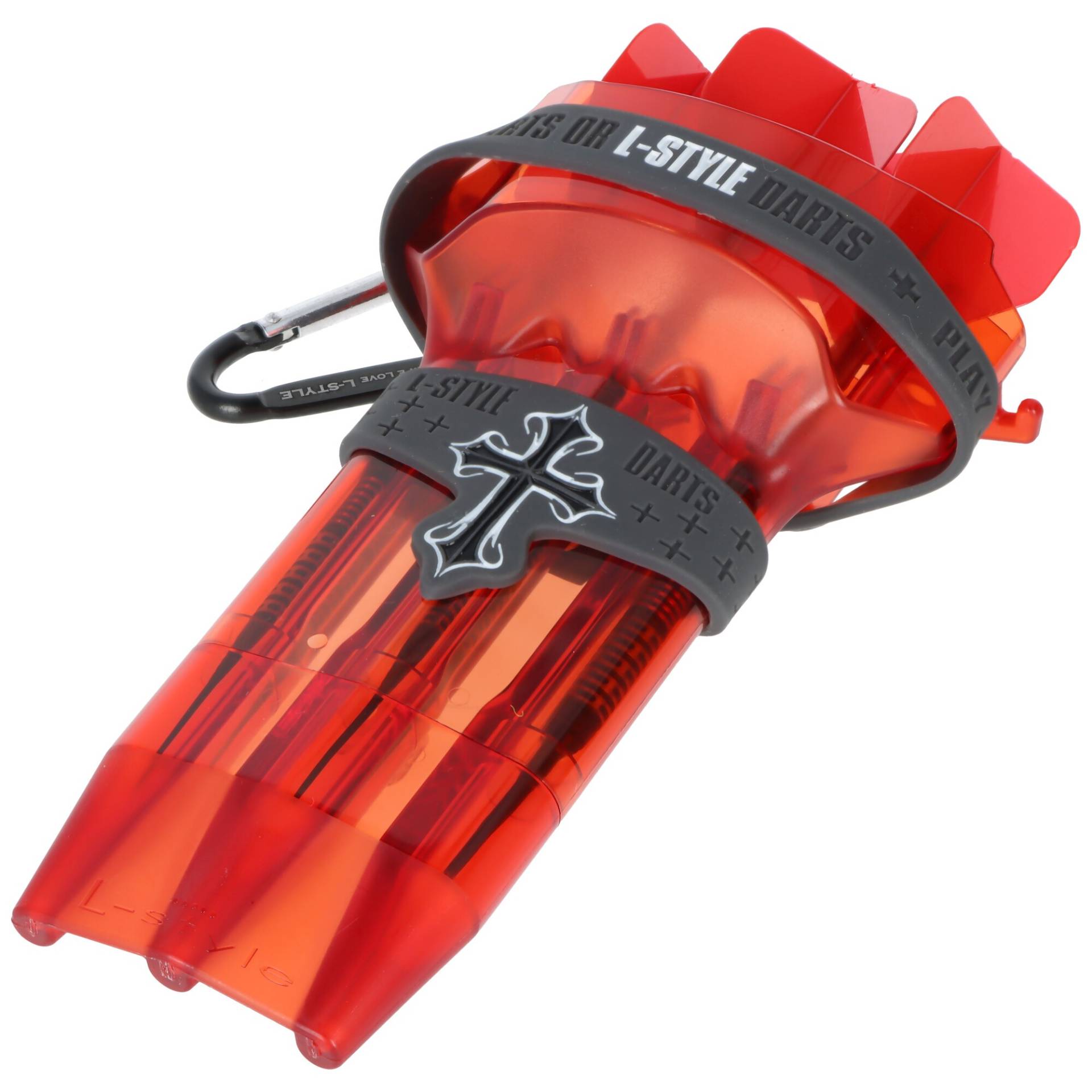 L-Style Krystal One Dart Case rot transparent mit Kreuz L-Style Krystal One Dart Case rot transparent mit Kreuz von L-Style