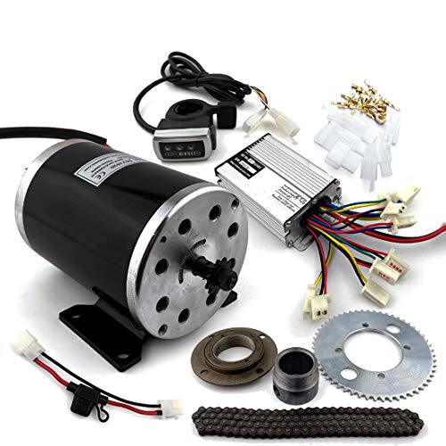 L-faster 1000W Electric Motorcycle Motor Kit Use 25H Chain Drive High Speed Electric Scooter Replacement Electric Karting Conversion kit (36V Thumb kit) von L-faster